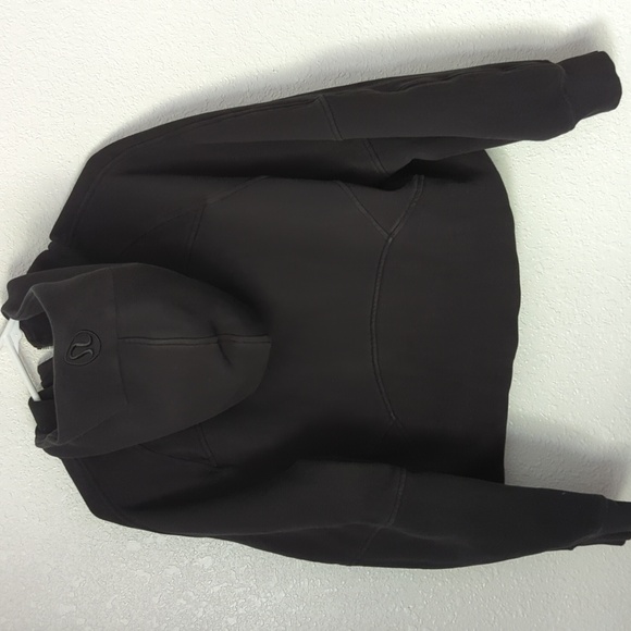 Lululemon Scuba Half Zip Hoodie Size M/L Black - Picture 2 of 8
